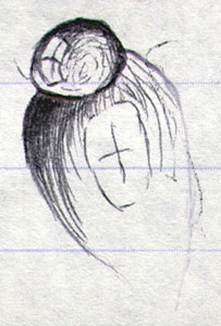 Knob Thing (doodles, Pen on notebook paper, 1986-??-??)