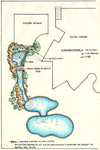 Mc Carthy (plan view) (plans, Pens, color highlighters, and color pencils on drafting paper, 1988-09-??)